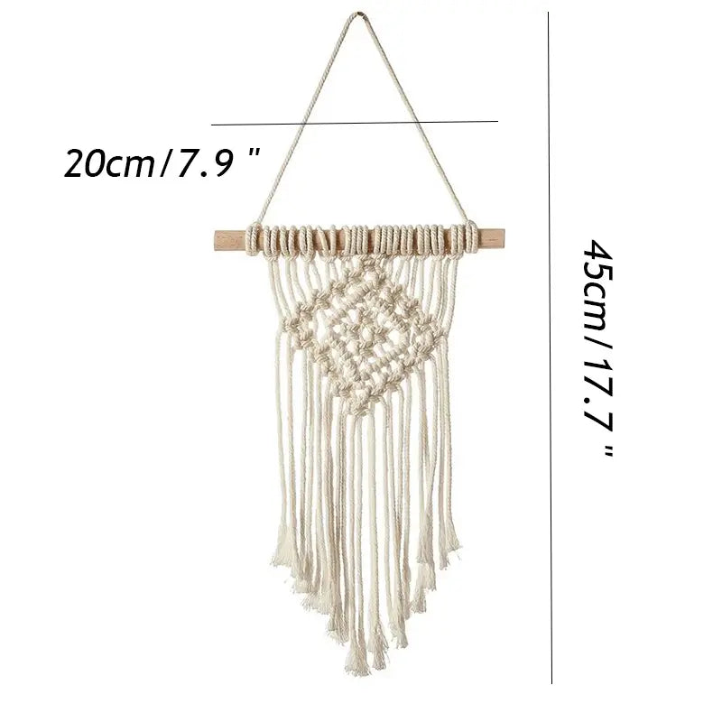 Handmade Macrame Wall Hanging for Bohemian Decor