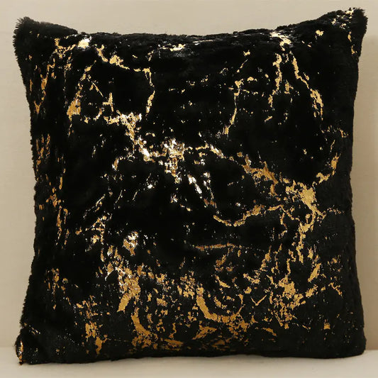 Plush Throw Pillowcase for Living Room Sofa Cushion