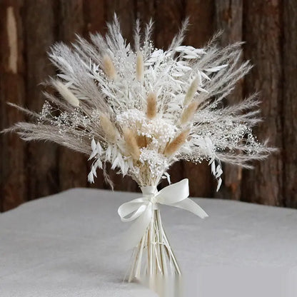Reed Flower Bouquet Finished Rabbit Tail Grass