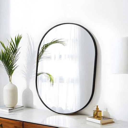 24x16 Oval Wall Mounted Mirror