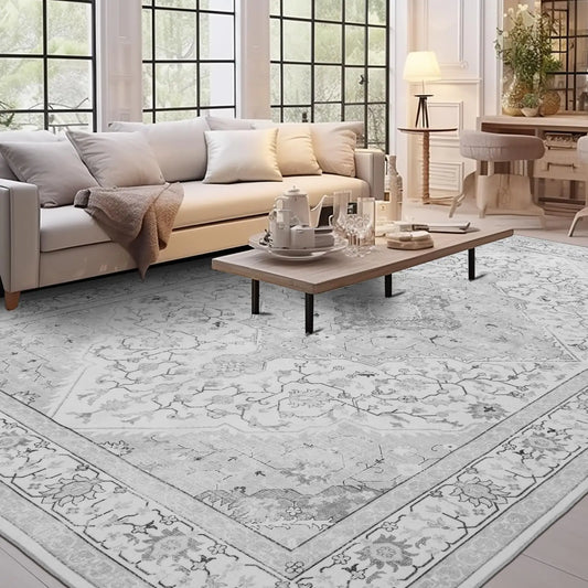 Brevonox Vintage Rug (Light Grey 5 × 7)