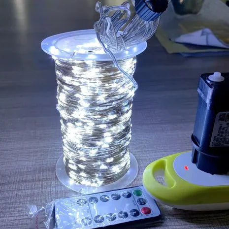LED Solar Copper Light String